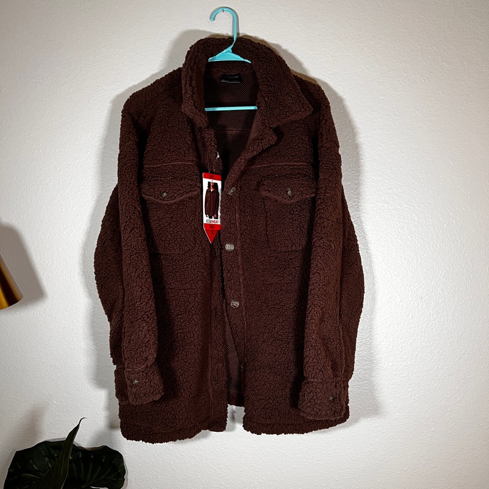 32 Degrees Brown Sherpa Jacket